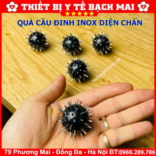 Quả Cầu Gai Đinh Inox Diện Chẩn Quả Cầu Gai Đinh Inox Diện Chẩn