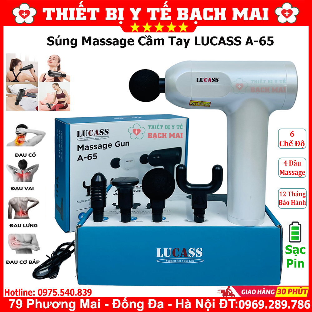 Súng Massage Cầm Tay LUCASS A65 Súng Massage Cầm Tay LUCASS A65