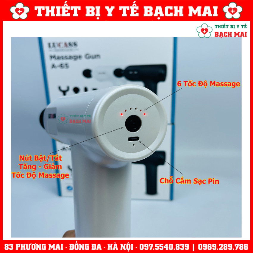 Súng Massage Cầm Tay LUCASS A65