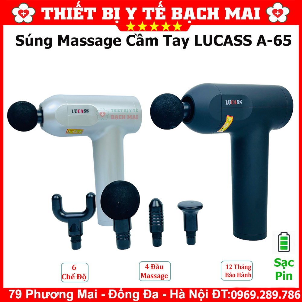 Súng Massage Cầm Tay LUCASS A65 Súng Massage Cầm Tay LUCASS A65