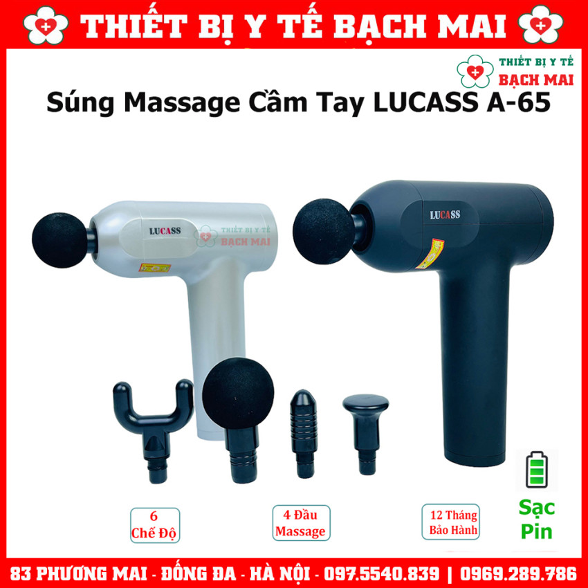 Súng Massage Cầm Tay LUCASS A65