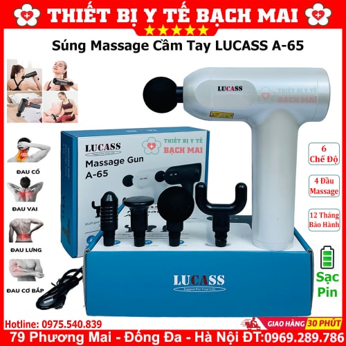 Súng Massage Cầm Tay LUCASS A65 Súng Massage Cầm Tay LUCASS A65