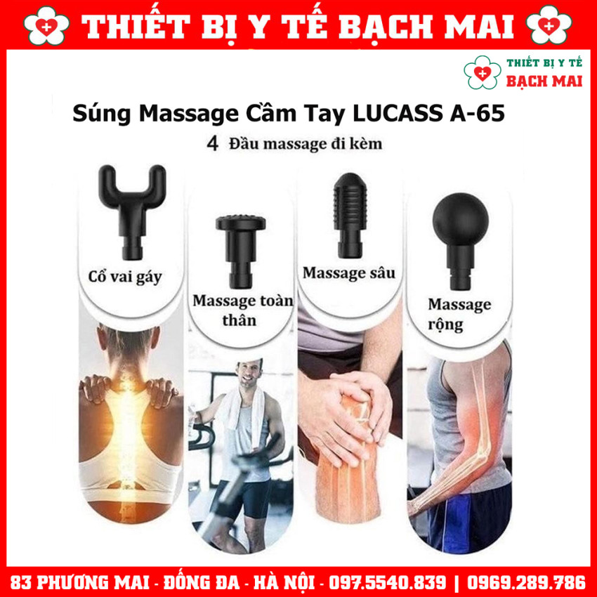 Súng Massage Cầm Tay LUCASS A65