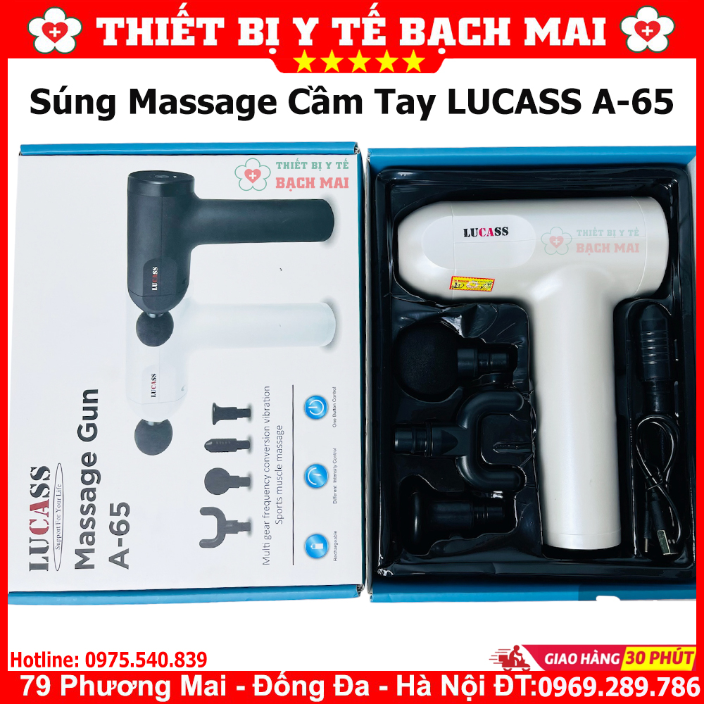 Súng Massage Cầm Tay LUCASS A65 Súng Massage Cầm Tay LUCASS A65