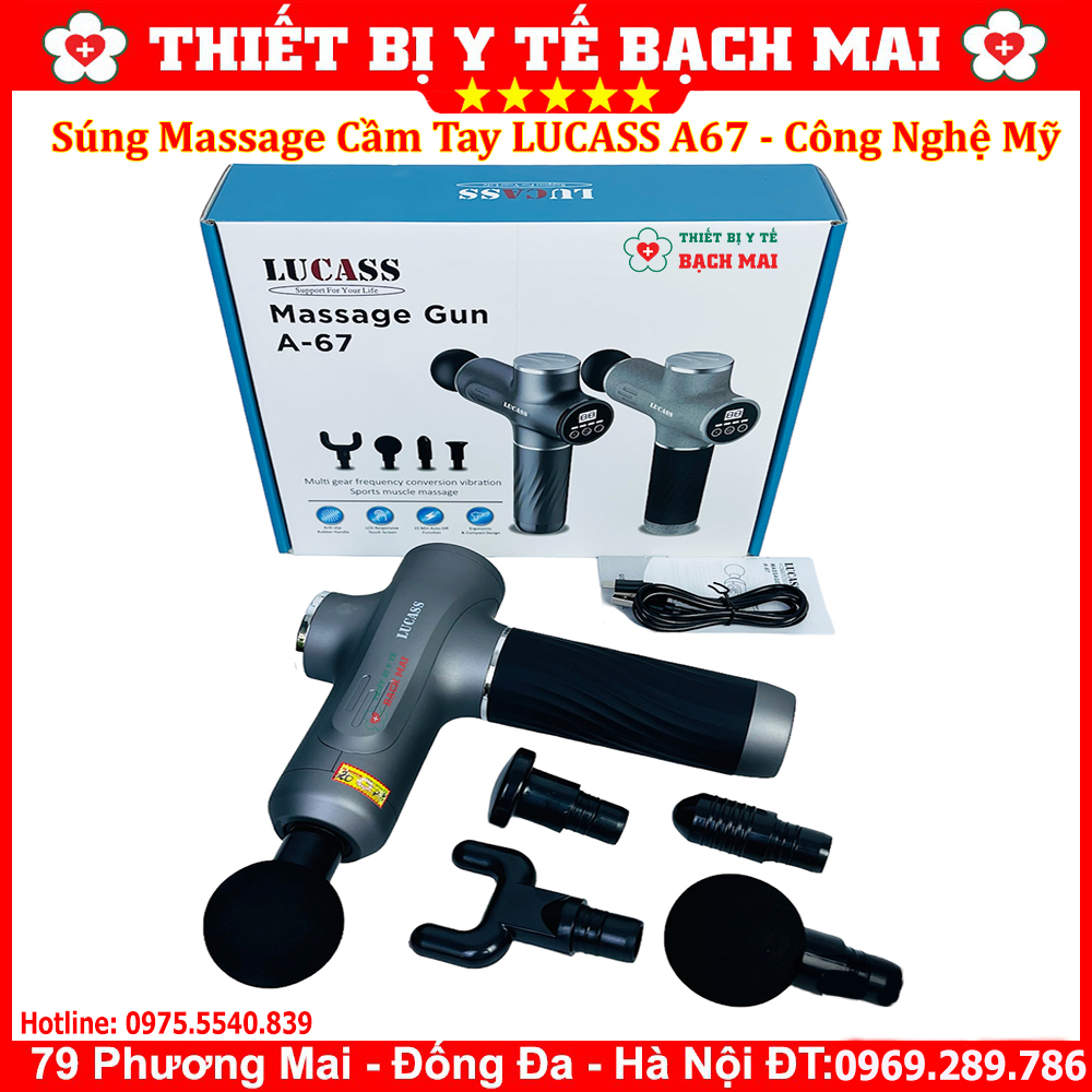 Súng Massage Cầm Tay LUCASS A67 Máy Massage Giảm Đau Mỏi Cơ Bắp Mát Xa Lưng Vai Cổ Gáy Matxa Toàn Thân Súng Massage Cầm Tay LUCASS A67 Máy Massage Giảm Đau Mỏi Cơ Bắp Mát Xa Lưng Vai Cổ Gáy Matxa Toàn Thân