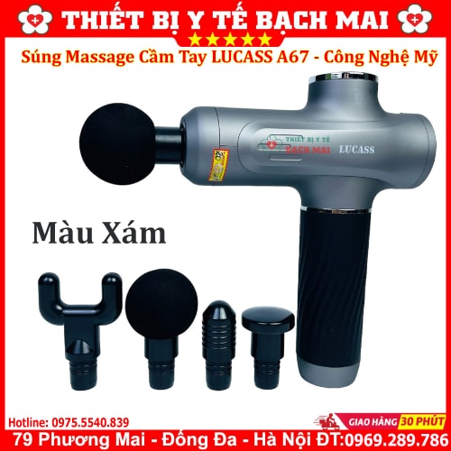 Súng Massage Cầm Tay LUCASS A67 Máy Massage Giảm Đau Mỏi Cơ Bắp Mát Xa Lưng Vai Cổ Gáy Matxa Toàn Thân Súng Massage Cầm Tay LUCASS A67 Máy Massage Giảm Đau Mỏi Cơ Bắp Mát Xa Lưng Vai Cổ Gáy Matxa Toàn Thân