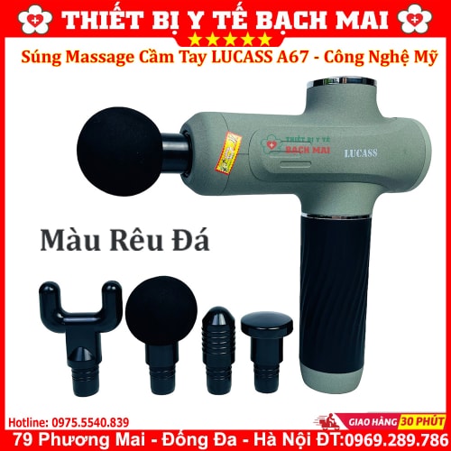 Súng Massage Cầm Tay LUCASS A67 Máy Massage Giảm Đau Mỏi Cơ Bắp Mát Xa Lưng Vai Cổ Gáy Matxa Toàn Thân Súng Massage Cầm Tay LUCASS A67 Máy Massage Giảm Đau Mỏi Cơ Bắp Mát Xa Lưng Vai Cổ Gáy Matxa Toàn Thân