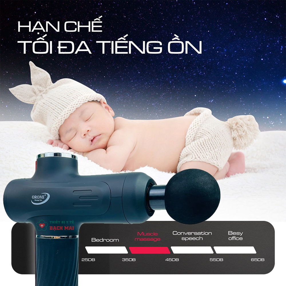Súng Massage Cầm Tay OROMI OMR-677 - Máy Massage Gun Súng Massage Cầm Tay OROMI OMR-677 - Máy Massage Gun