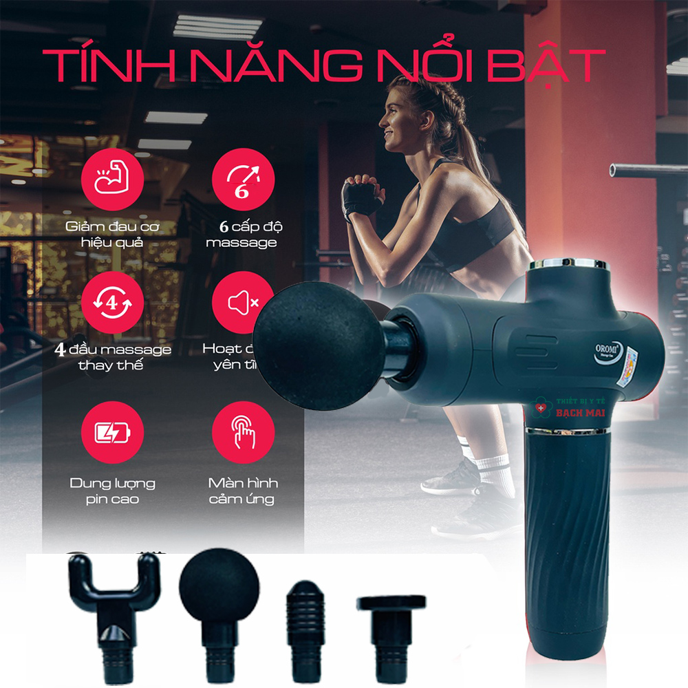 Súng Massage Cầm Tay OROMI OMR-677 - Máy Massage Gun Súng Massage Cầm Tay OROMI OMR-677 - Máy Massage Gun
