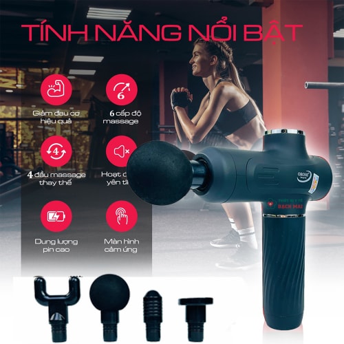 Súng Massage Cầm Tay OROMI OMR-677 - Máy Massage Gun Súng Massage Cầm Tay OROMI OMR-677 - Máy Massage Gun