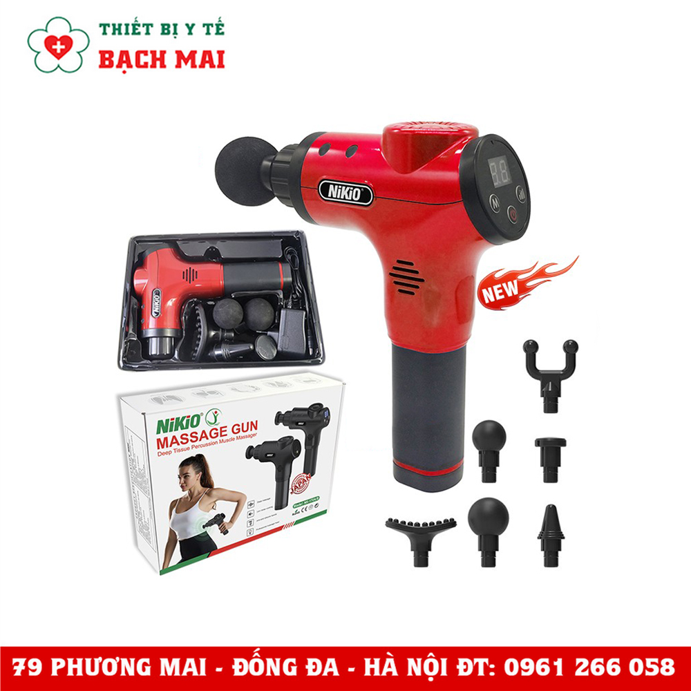 Súng Massage Gun Trị Căng Cơ, Đau Cơ Bắp - Fascial Gun HG-320 Súng Massage Gun Trị Căng Cơ, Đau Cơ Bắp - Fascial Gun HG-320