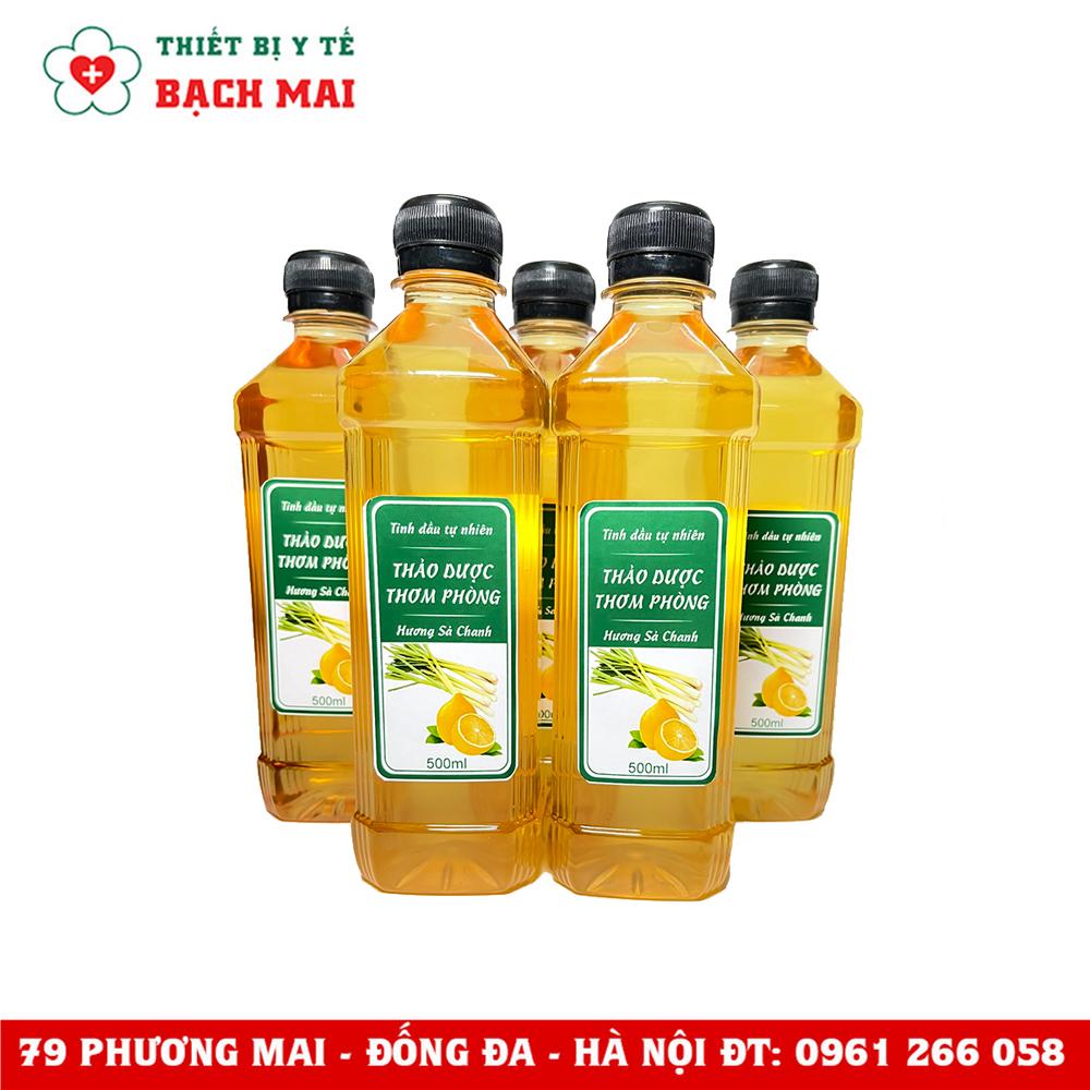 Tinh Dầu Sả Chanh 500ml - Giúp Đuổi Côn Trùng, Giảm Căng Thẳng