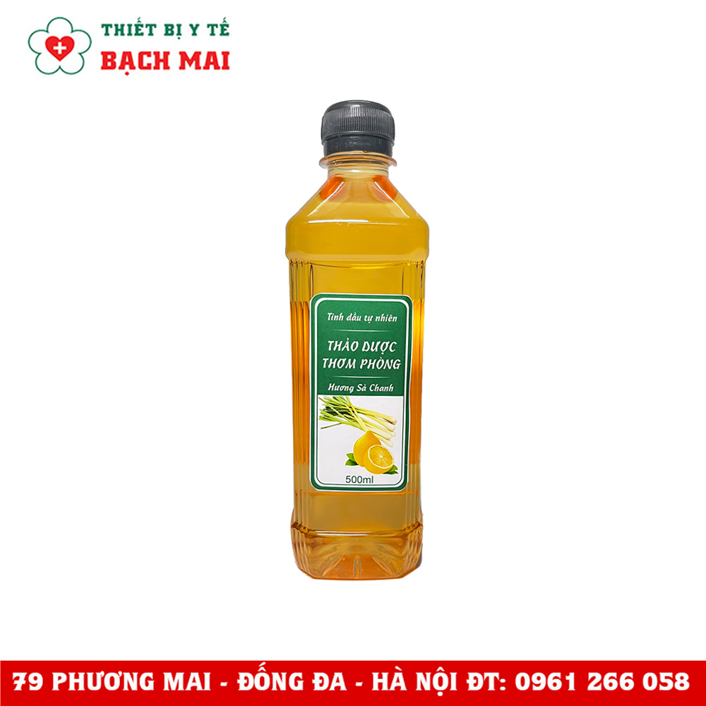 Tinh Dầu Sả Chanh 500ml - Giúp Đuổi Côn Trùng, Giảm Căng Thẳng