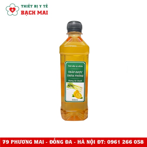 Tinh Dầu Sả Chanh 500ml - Giúp Đuổi Côn Trùng, Giảm Căng Thẳng