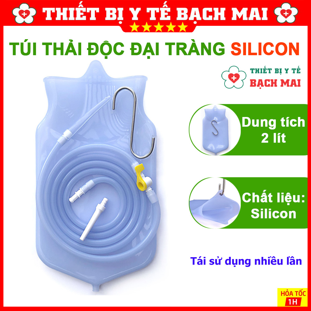 Túi Truyền Silicon Thải Độc Đại Tràng Cà Phê Enema 2000ml Sử Dụng Nhiều Lần Túi Truyền Silicon Thải Độc Đại Tràng Cà Phê Enema 2000ml Sử Dụng Nhiều Lần