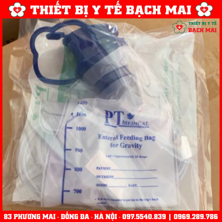 Túi Truyền Súc Ruột Thải Độc Đại Tràng Thanh Lọc Cơ Thể, Túi Cho Ăn Enema 1200ml