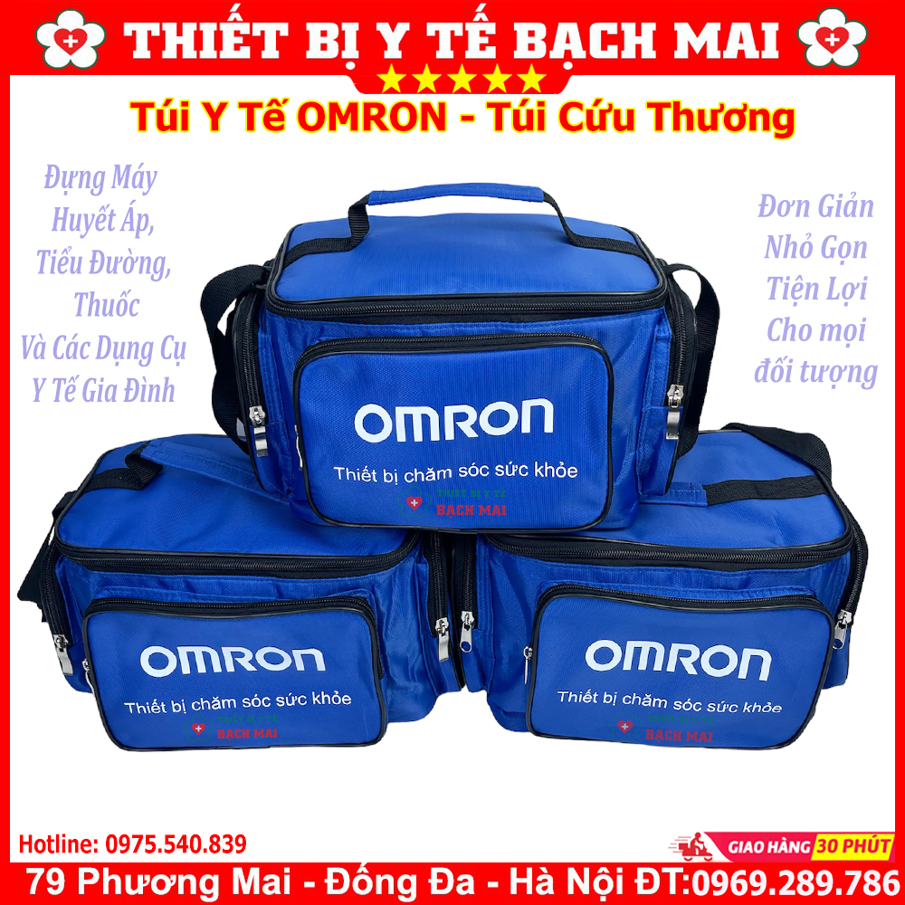 Túi Y Tế Omron - Túi Cứu Thương Đựng Dụng Cụ Y Tế Sơ Cứu, Thuốc Túi Y Tế Omron - Túi Cứu Thương Đựng Dụng Cụ Y Tế Sơ Cứu, Thuốc