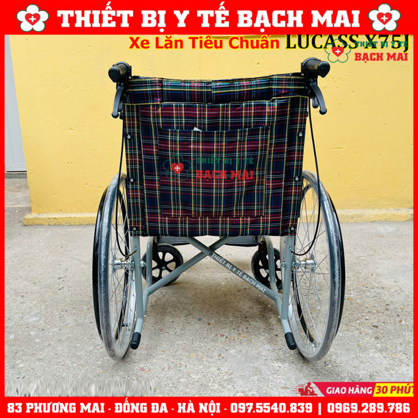 Xe Lăn LUCASS X75j Có Tay Phanh