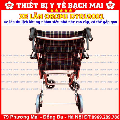 Xe Lăn OROMI DY019001 - Xe Lăn Du Lịch Gấp Gọn, Xách Tay, Khung Nhôm Siêu Nhẹ Xe Lăn OROMI DY019001 - Xe Lăn Du Lịch Gấp Gọn, Xách Tay, Khung Nhôm Siêu Nhẹ