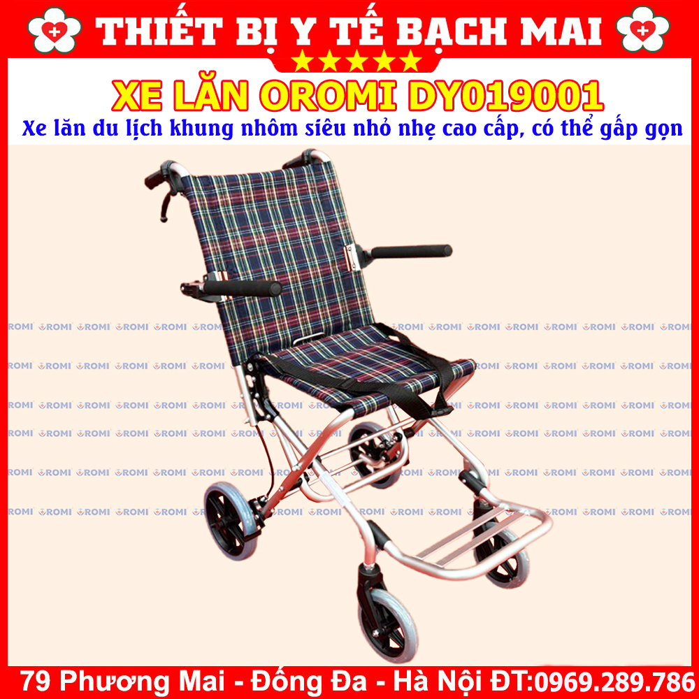 Xe Lăn OROMI DY019001 - Xe Lăn Du Lịch Gấp Gọn, Xách Tay, Khung Nhôm Siêu Nhẹ Xe Lăn OROMI DY019001 - Xe Lăn Du Lịch Gấp Gọn, Xách Tay, Khung Nhôm Siêu Nhẹ
