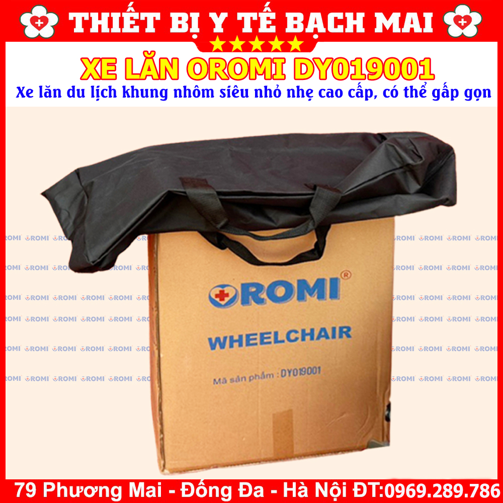 Xe Lăn OROMI DY019001 - Xe Lăn Du Lịch Gấp Gọn, Xách Tay, Khung Nhôm Siêu Nhẹ Xe Lăn OROMI DY019001 - Xe Lăn Du Lịch Gấp Gọn, Xách Tay, Khung Nhôm Siêu Nhẹ