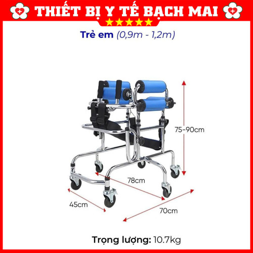 Xe Tập Đi 6 Bánh Cho Trẻ Bại Não, Liệt Chân – Khung Hỗ Trợ Tập Đi Phục Hồi Chức Năng Cho Trẻ Xe Tập Đi 6 Bánh Cho Trẻ Bại Não, Liệt Chân – Khung Hỗ Trợ Tập Đi Phục Hồi Chức Năng Cho Trẻ