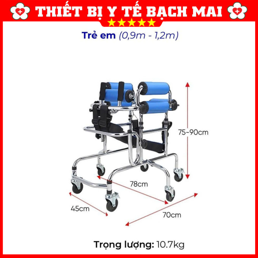 Xe Tập Đi 6 Bánh Cho Trẻ Bại Não, Liệt Chân – Khung Hỗ Trợ Tập Đi Phục Hồi Chức Năng Cho Trẻ Xe Tập Đi 6 Bánh Cho Trẻ Bại Não, Liệt Chân – Khung Hỗ Trợ Tập Đi Phục Hồi Chức Năng Cho Trẻ