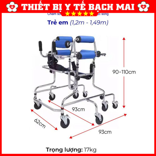 Xe Tập Đi 6 Bánh Cho Trẻ Bại Não, Liệt Chân – Khung Hỗ Trợ Tập Đi Phục Hồi Chức Năng Cho Trẻ Xe Tập Đi 6 Bánh Cho Trẻ Bại Não, Liệt Chân – Khung Hỗ Trợ Tập Đi Phục Hồi Chức Năng Cho Trẻ