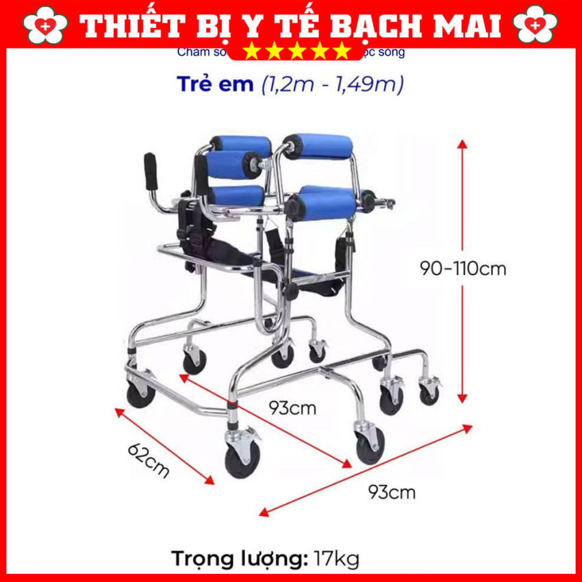 Xe Tập Đi 6 Bánh Cho Trẻ Bại Não, Liệt Chân – Khung Hỗ Trợ Tập Đi Phục Hồi Chức Năng Cho Trẻ Xe Tập Đi 6 Bánh Cho Trẻ Bại Não, Liệt Chân – Khung Hỗ Trợ Tập Đi Phục Hồi Chức Năng Cho Trẻ