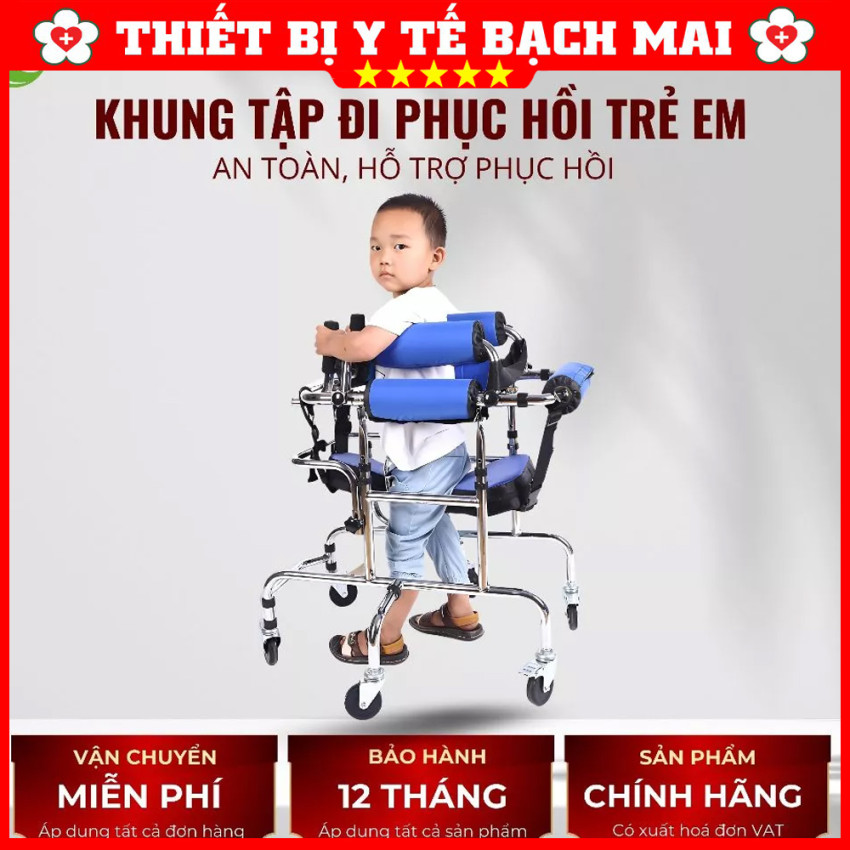 Xe Tập Đi 6 Bánh Cho Trẻ Bại Não, Liệt Chân – Khung Hỗ Trợ Tập Đi Phục Hồi Chức Năng Cho Trẻ Xe Tập Đi 6 Bánh Cho Trẻ Bại Não, Liệt Chân – Khung Hỗ Trợ Tập Đi Phục Hồi Chức Năng Cho Trẻ