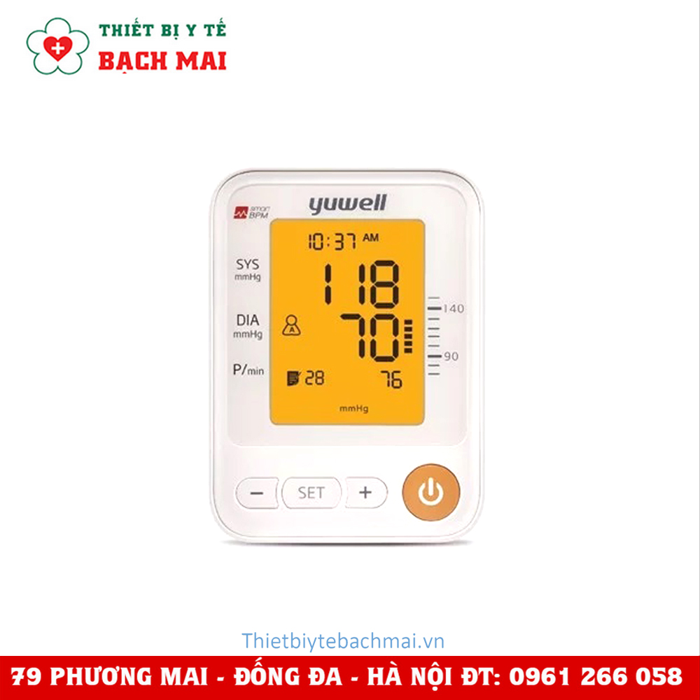 Máy Đo Huyết Áp Có Giọng Nói Tiếng Việt Yuwell YE650D Máy Đo Huyết Áp Có Giọng Nói Tiếng Việt Yuwell YE650D