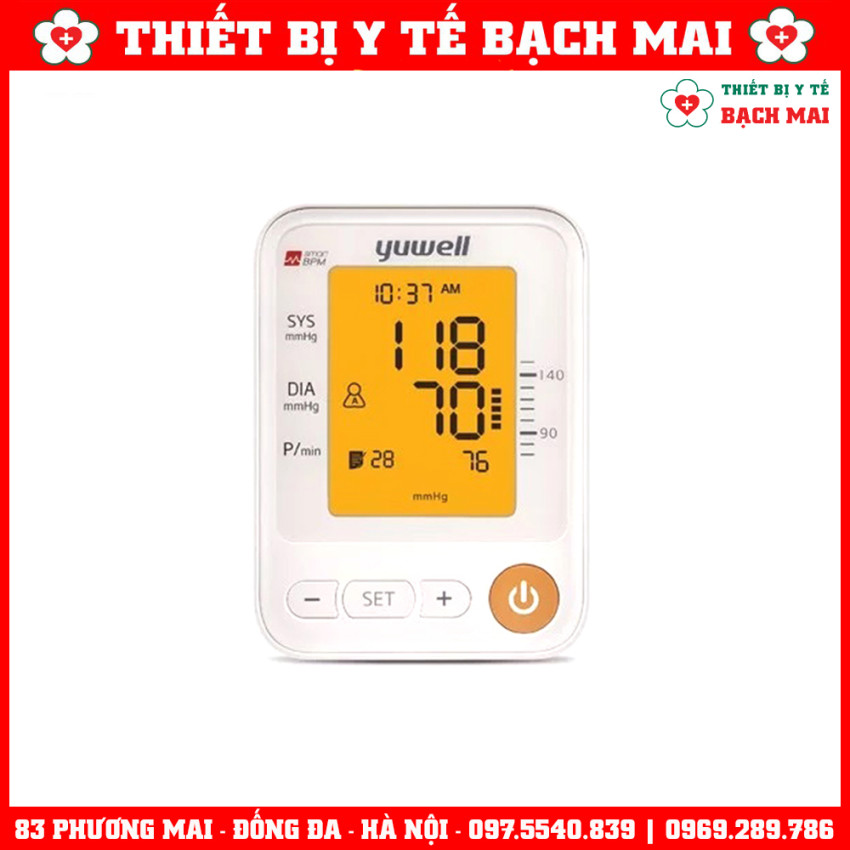 Máy Đo Huyết Áp Có Giọng Nói Tiếng Việt Yuwell YE650D Máy Đo Huyết Áp Có Giọng Nói Tiếng Việt Yuwell YE650D