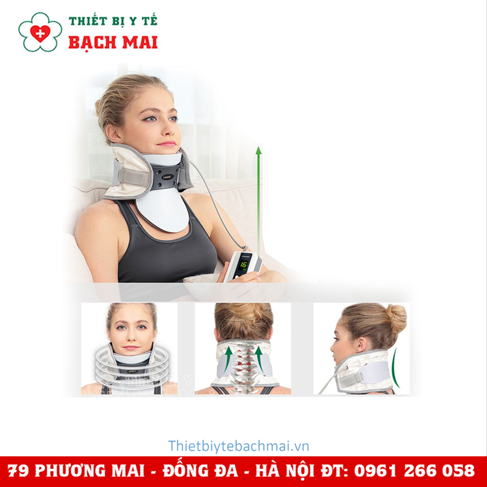 Đai Hơi Điều Trị Kéo Giãn Cột Sống Cổ Điện Tử Leawell Mới Nhất 2021 Đai Hơi Điều Trị Kéo Giãn Cột Sống Cổ Điện Tử Leawell Mới Nhất 2021