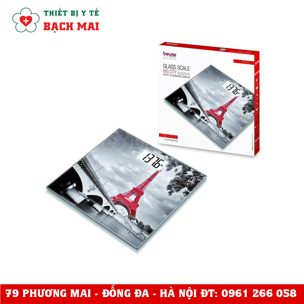 Cân Sức Khỏe Beurer GS203 Mặt Kính Paris Cân Sức Khỏe Beurer GS203 Mặt Kính Paris