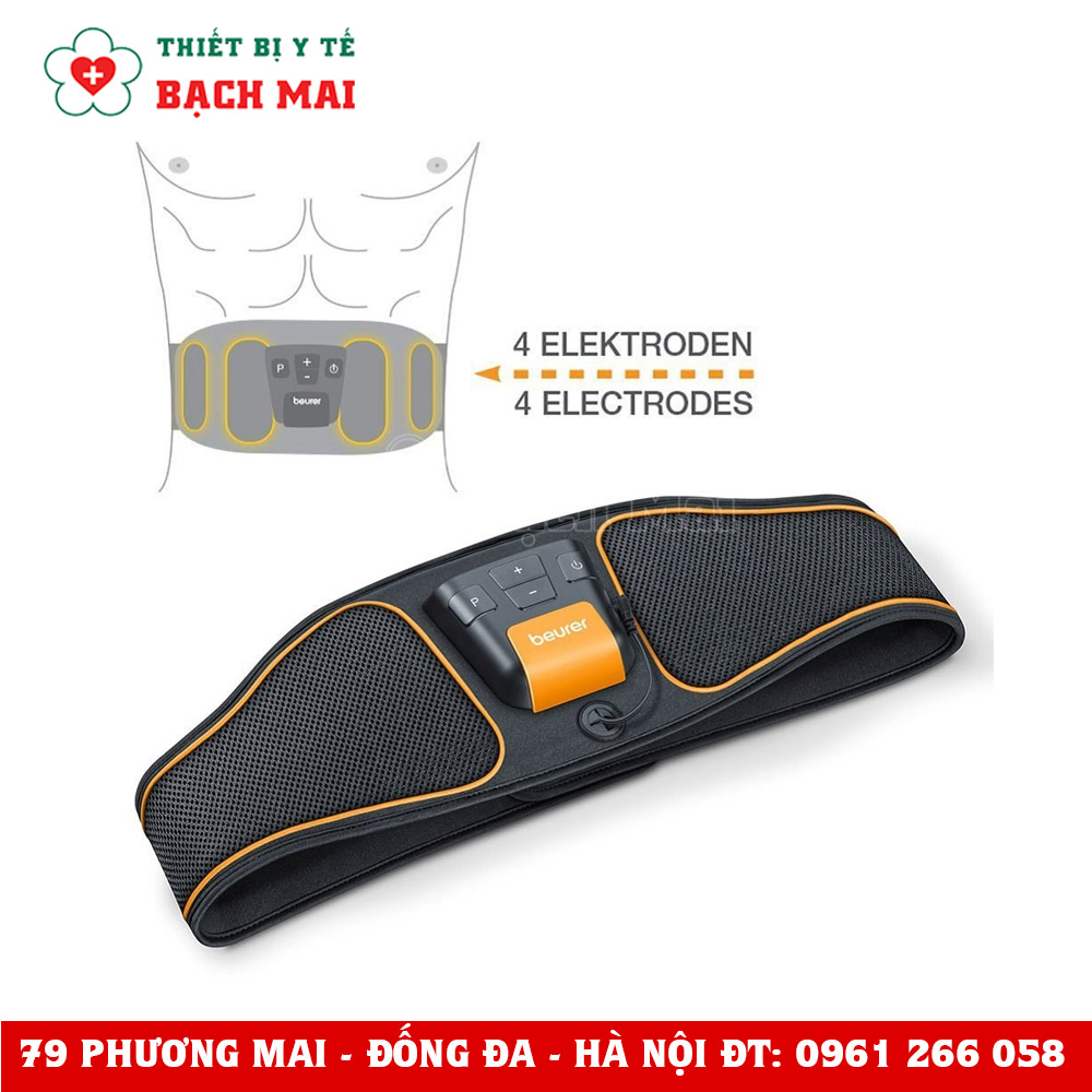 Đai Massage Bụng Xung Điện Beurer EM37 Đai Massage Bụng Xung Điện Beurer EM37