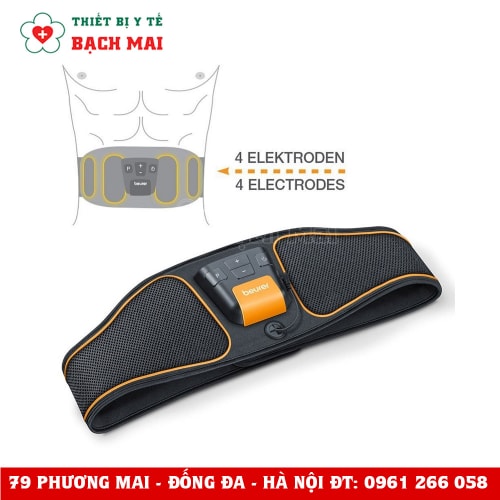 Đai Massage Bụng Xung Điện Beurer EM37 Đai Massage Bụng Xung Điện Beurer EM37