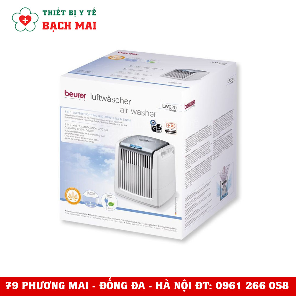 Máy Lọc Và Tạo Ẩm Không Khí Beurer LW220 Máy Lọc Và Tạo Ẩm Không Khí Beurer LW220