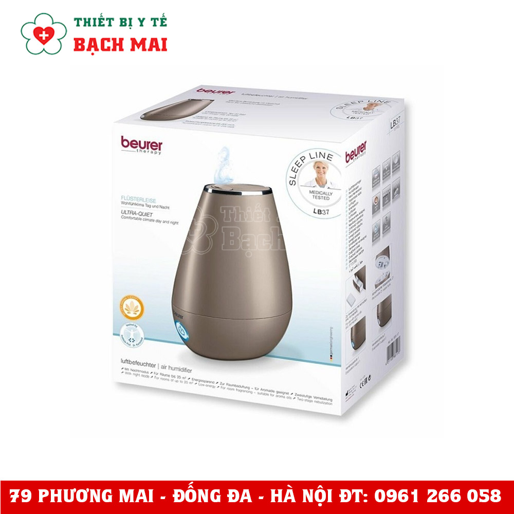 Máy Tạo Độ Ẩm Beurer LB37 Toffee Máy Tạo Độ Ẩm Beurer LB37 Toffee
