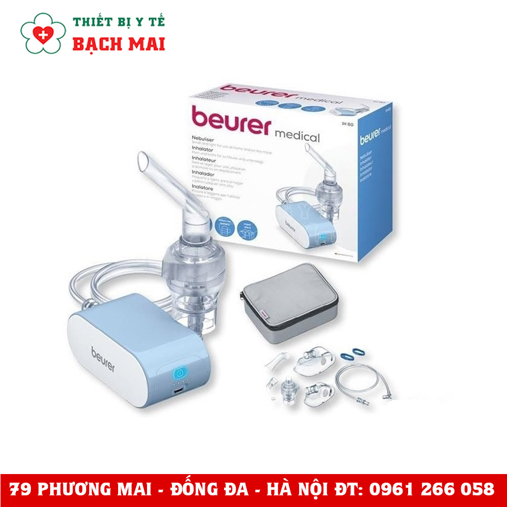 Máy Xông Mũi Họng Siêu Âm Beurer IH60 Máy Xông Mũi Họng Siêu Âm Beurer IH60