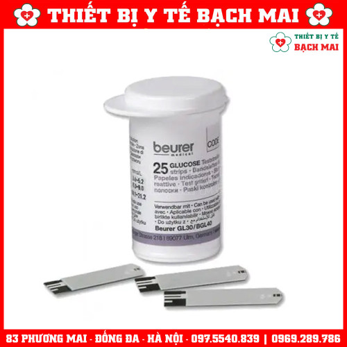 Que Thử Đường Huyết Beurer GL30 Que Thử Đường Huyết Beurer GL30
