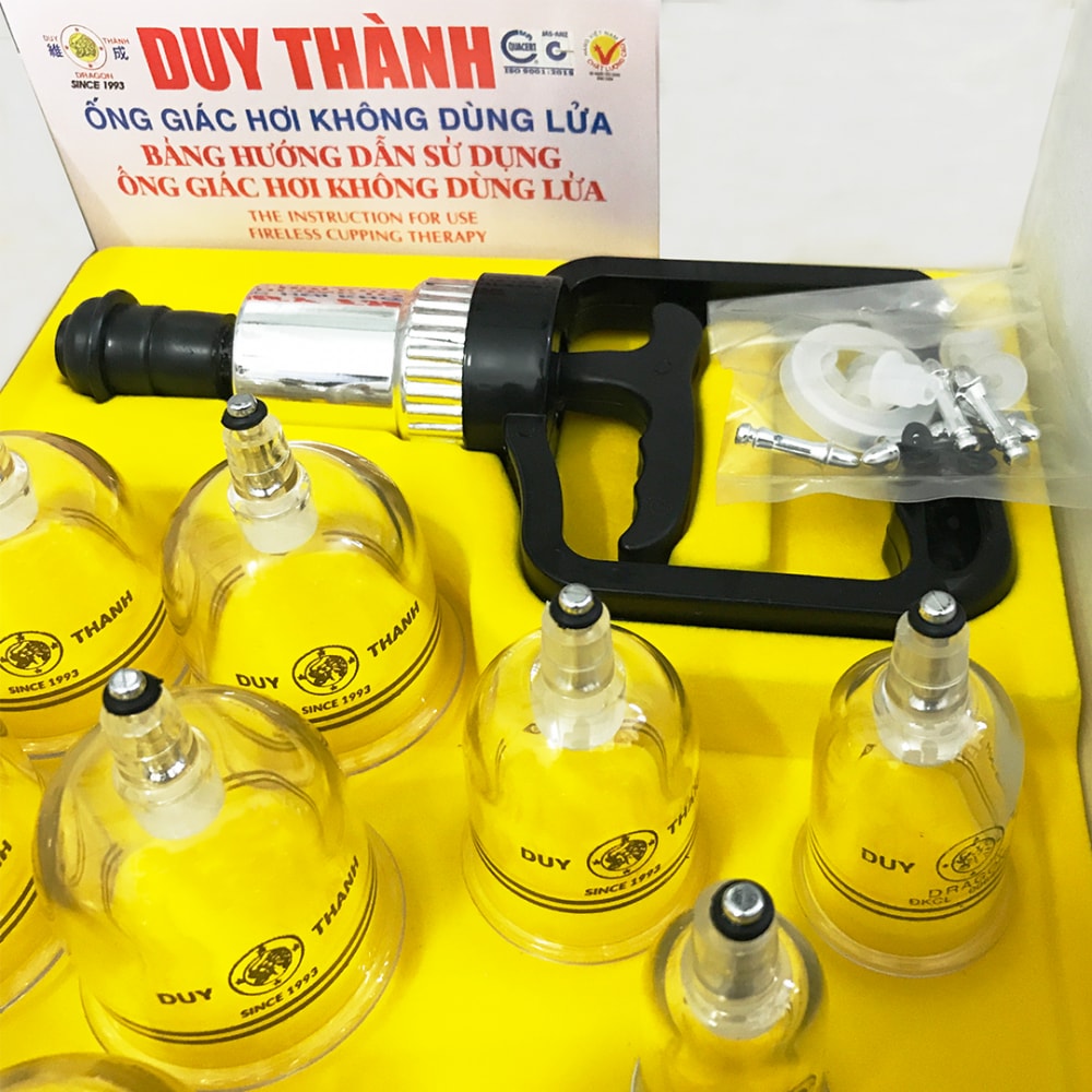 Bộ 15 Ống Giác Hơi Không Dùng Lửa Duy Thành YGH03 Bộ 15 Ống Giác Hơi Không Dùng Lửa Duy Thành YGH03
