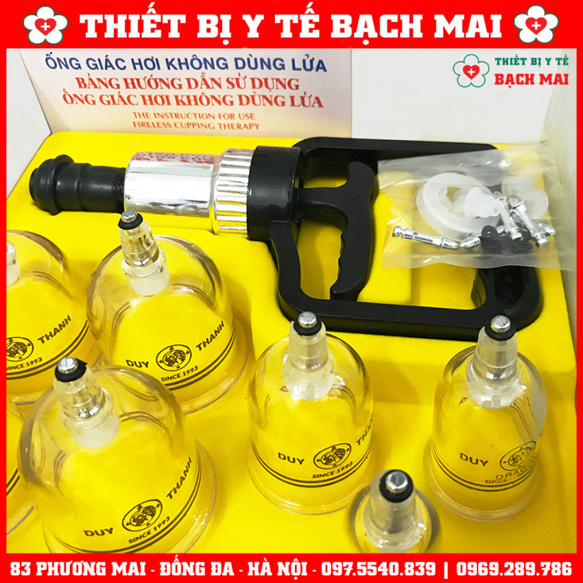 Bộ 15 Ống Giác Hơi Không Dùng Lửa Duy Thành YGH03