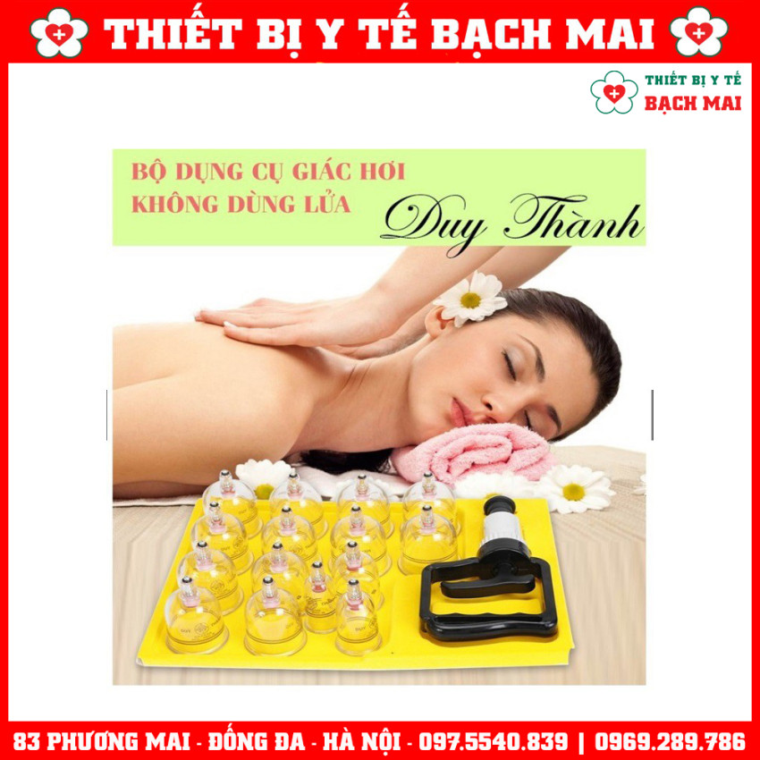 Bộ 15 Ống Giác Hơi Không Dùng Lửa Duy Thành YGH03
