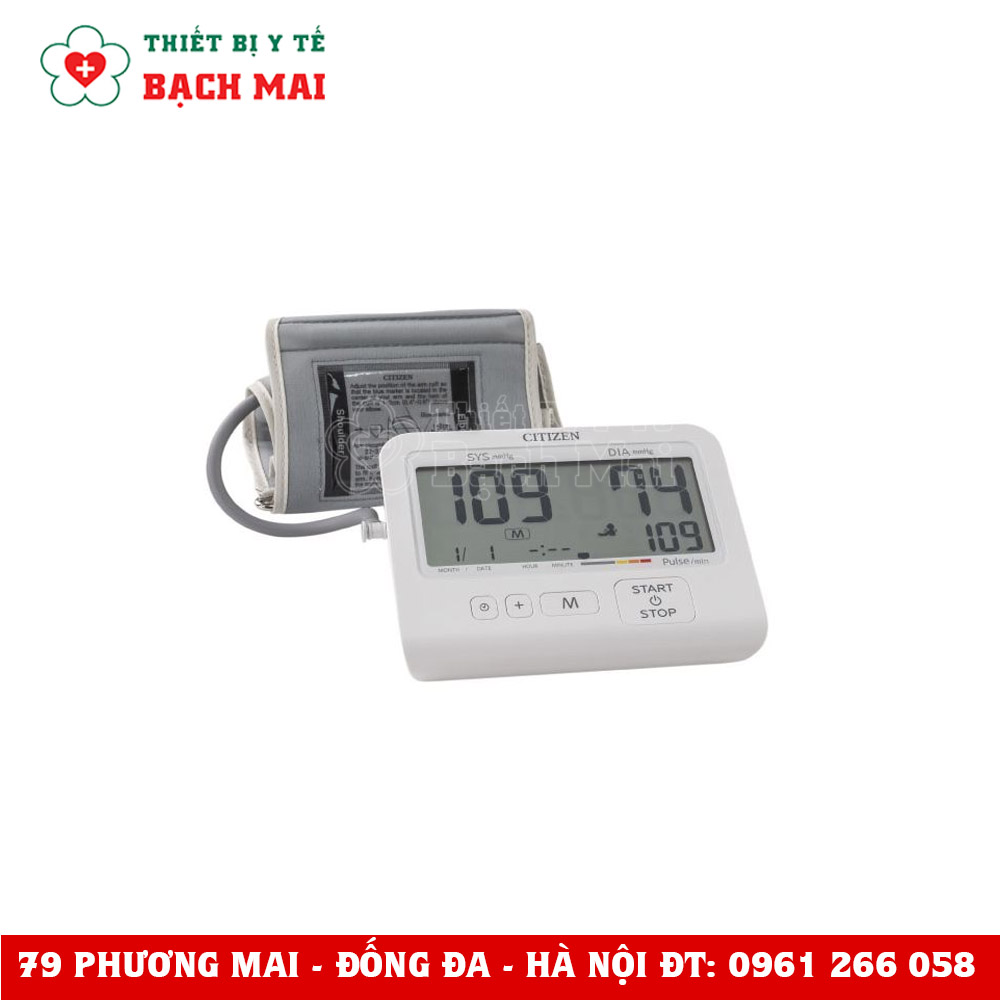 Máy Đo Huyết Áp Bắp Tay Citizen CHU503 Máy Đo Huyết Áp Bắp Tay Citizen CHU503