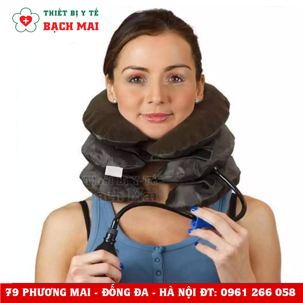 Đai Kéo Dãn Cổ Bơm Hơi 3 Tầng DH02 Đai Kéo Dãn Cổ Bơm Hơi 3 Tầng DH02