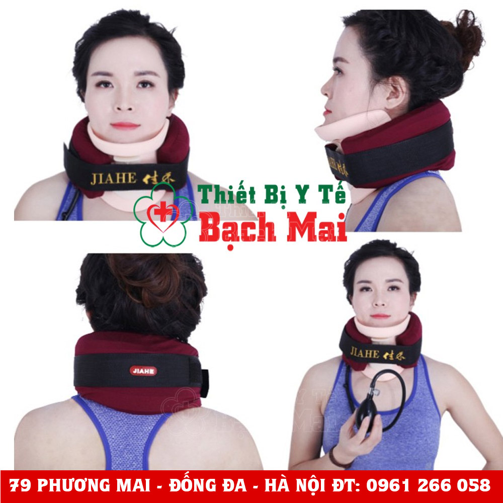 Đai Kéo Dãn Cổ Bơm Hơi JQB08