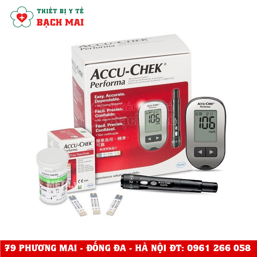 Máy Đo Đường Huyết Accu-Chek Performa  