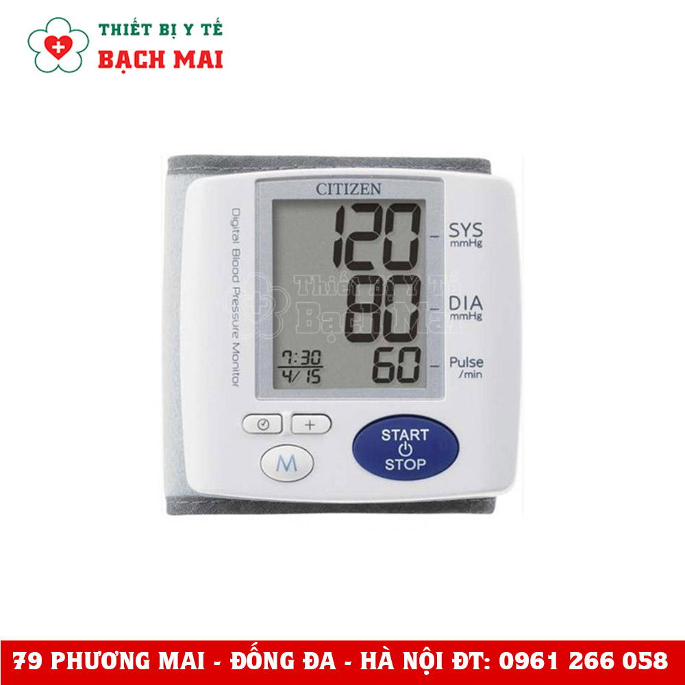 Máy Đo Huyết Áp Cổ Tay Citizen CH617 Máy Đo Huyết Áp Cổ Tay Citizen CH617