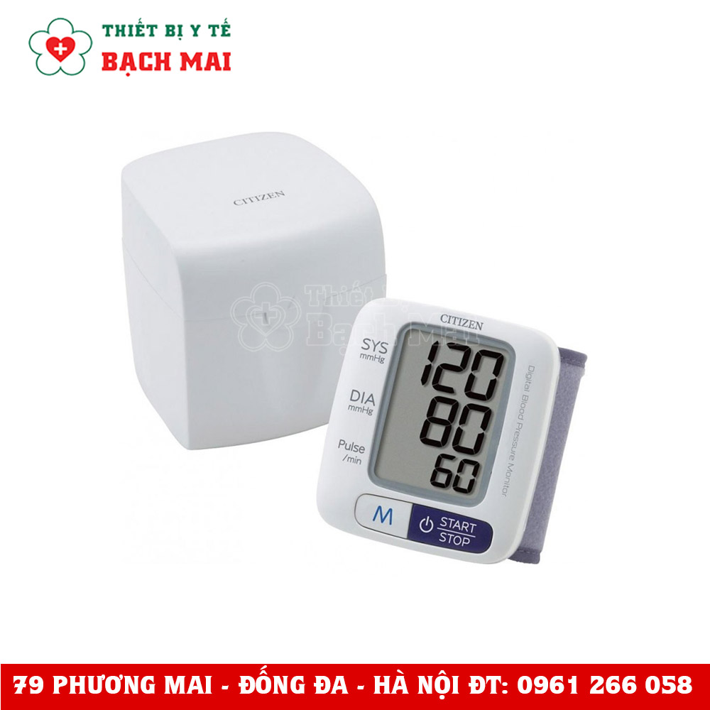 Máy Đo Huyết Áp Cổ Tay Citizen CH650 Máy Đo Huyết Áp Cổ Tay Citizen CH650