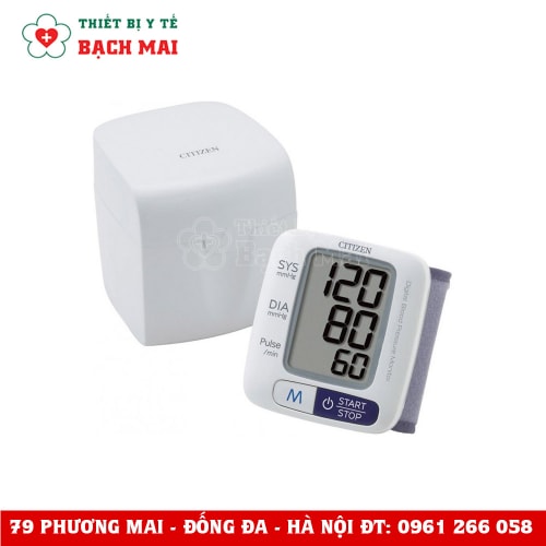 Máy Đo Huyết Áp Cổ Tay Citizen CH650 Máy Đo Huyết Áp Cổ Tay Citizen CH650